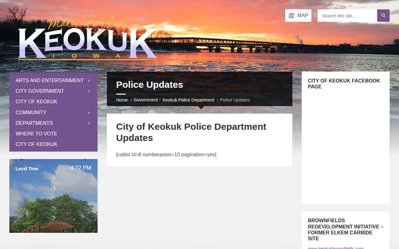 Keokuk Police Updates arrest-record archive in Lee County
